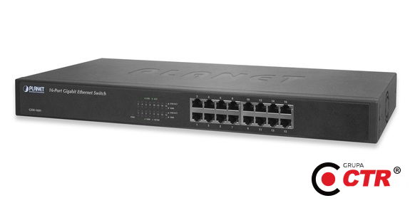 zdjęcie produktu Planet GSW-1601 - Switch 16-portowy 1