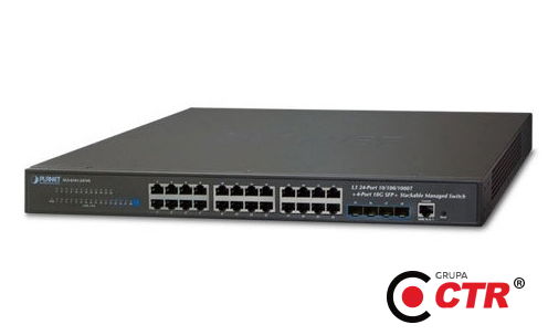 zdjęcie produktu Planet SGS-6341-24T4X - Switch 24x10-100-1000T + 4x10G SFP 1