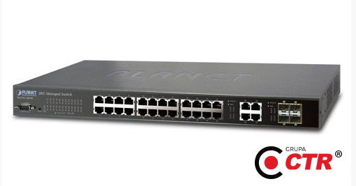 zdjęcie produktu Planet WGSW-28040 - Switch 28x10-100-1000Mbit 1