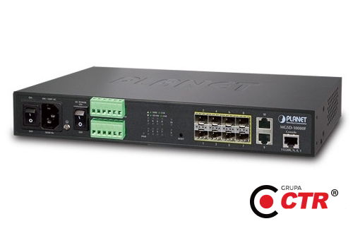 zdjęcie produktu Planet MGSD-10080F - Switch 8xSPF + 2x10GbE 1