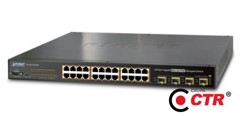 zdjęcie produktu Planet WGSW-24040HP - Switch 16-portowy PoE 1