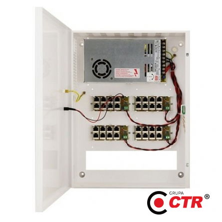 zdjęcie produktu POE1648 - Zasilacz PoE 48V-6A do 16 kamer IP 1