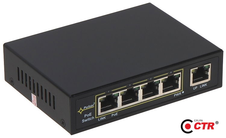 zdjęcie produktu S-54 - Switch PoE 5-portowy 1