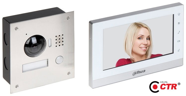 zdjęcie produktu VTK-VTO2000A-2-VTH15 - Zestaw wideodomofonowy 7" 1