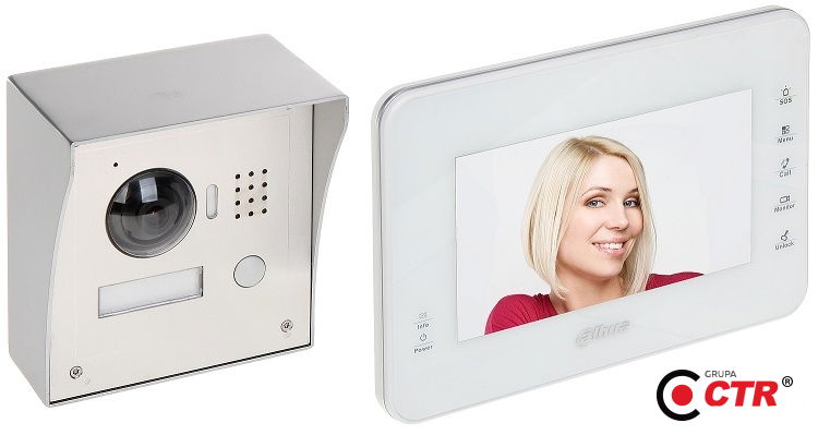 zdjęcie produktu VTK-VTO2000A-VTH156 - Zestaw wideodomofonowy IP 7" PoE 1