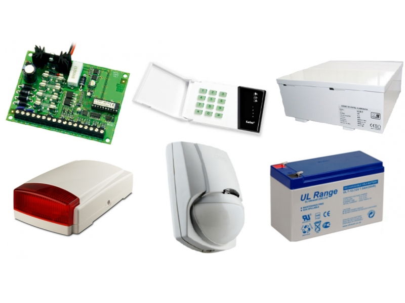 zdjęcie produktu Alarm Satel CA-4 LED, 2xLC-100 PI, syg. zew. Beewell 1