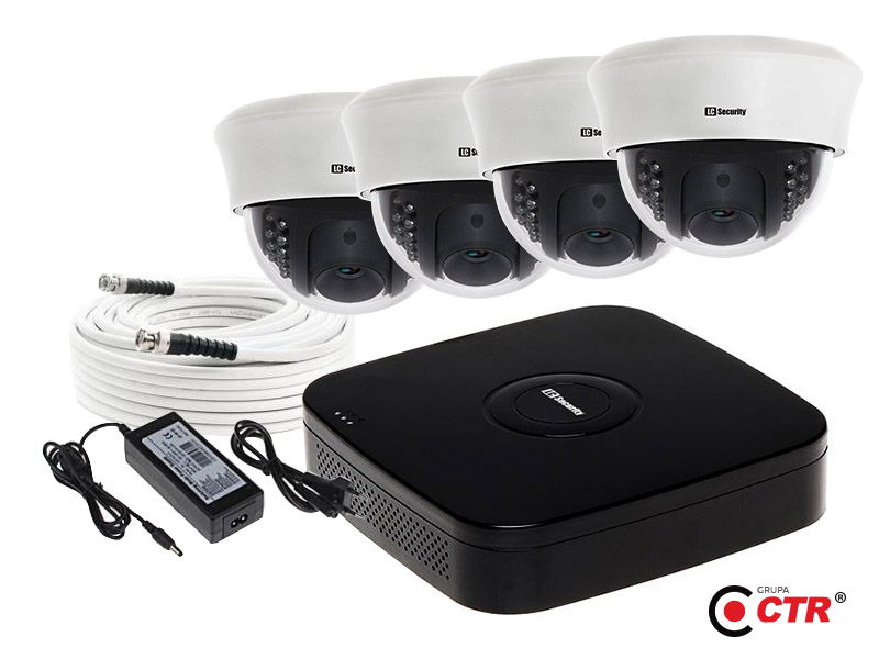 zdjęcie produktu Zestaw 4 kamer LC-353 AHD + akcesoria 1
