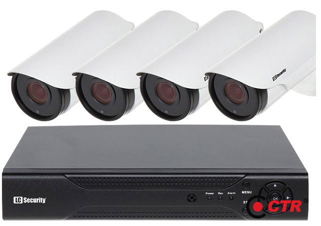 zdjęcie produktu Zestaw 4 kamer LC-RXD501 + rejestrator 1