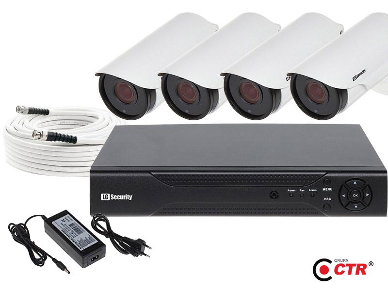 zdjęcie produktu Zestaw 4 kamer LC-RXD501 + akcesoria 1