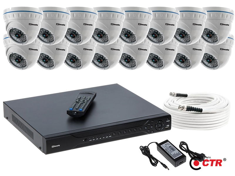zdjęcie produktu Zestaw 16 kamer LC-141 AHD PREMIUM + akcesoria 1