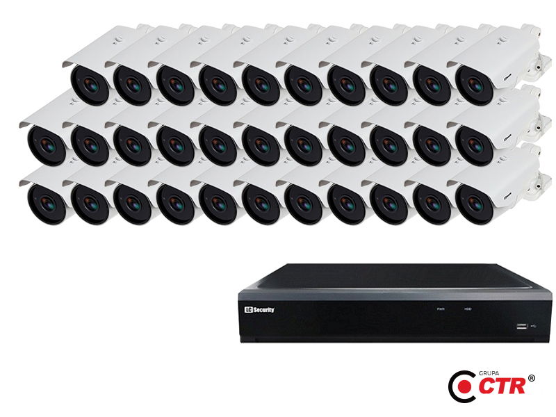 zdjęcie produktu Zestaw 32 kamer LC-259 IP POE + rejestrator 1