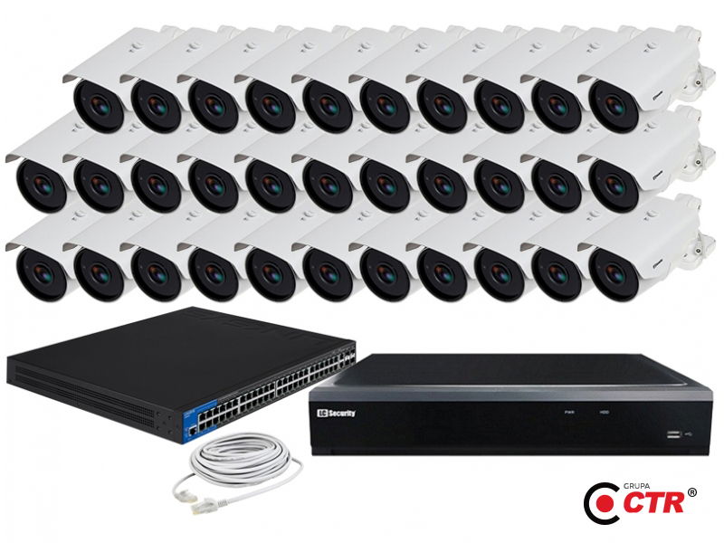 zdjęcie produktu Zestaw 32 kamer LC-400 IP POE + akcesoria 1