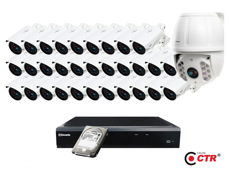 zdjęcie produktu Zestaw 31xLC-366 IP POE + LC-HDX40 IP + rejestrator + 1TB 1