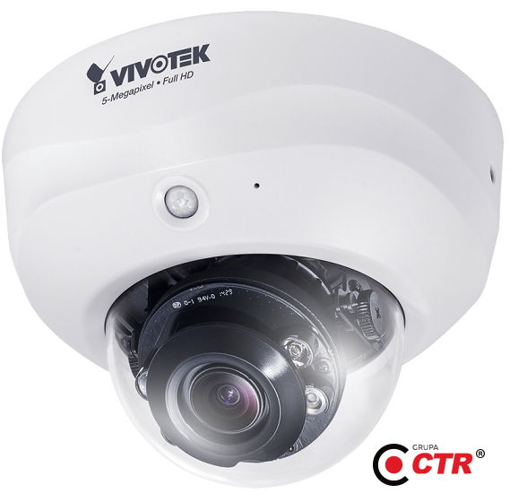 zdjęcie produktu VIVOTEK FD8181 - Wewnętrzna kamera kopułkowa 5 Mpx 1