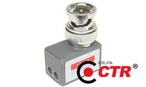 zdjęcie produktu 2 x TR-1B - Transformator wideo z wtykiem BNC, kątowy 1
