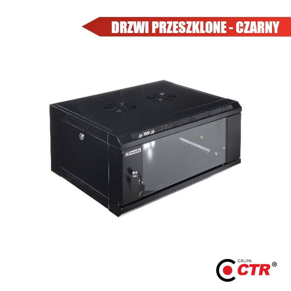 zdjęcie produktu LC-R19-W4U450 - Szafa rack 19" czarna 1