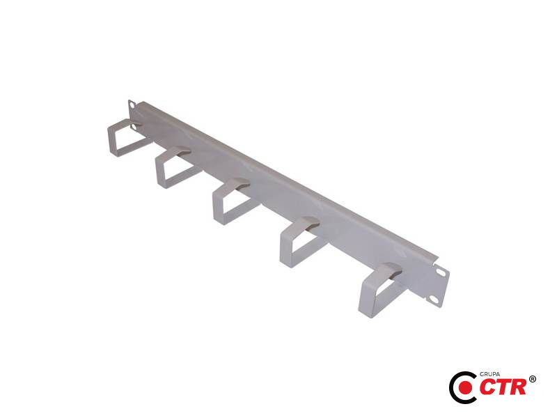 zdjęcie produktu Szary organizator kabli 19" 1