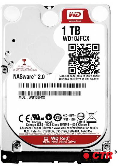 zdjęcie produktu Western Digital dysk HDD WD RED 1TB WD10JFCX SATA III 1
