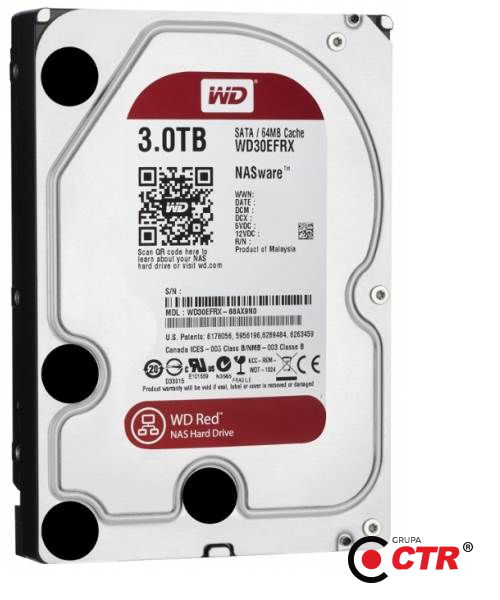 zdjęcie produktu Western Digital dysk HDD WD RED 3TB WD30EFRX SATA III 1