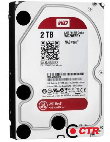 zdjęcie produktu Western Digital dysk HDD WD RED 2TB WD20EFRX SATA III 1