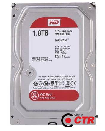 zdjęcie produktu Western Digital dysk HDD WD RED 1TB 3.5 cala WD10EFRX SATA III 1