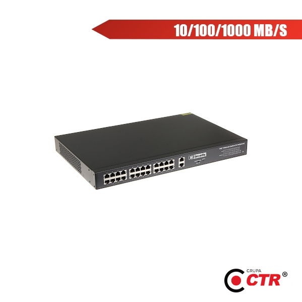 zdjęcie produktu LC-EP-2424-2 - 26 portowy przełącznik sieciowy 1