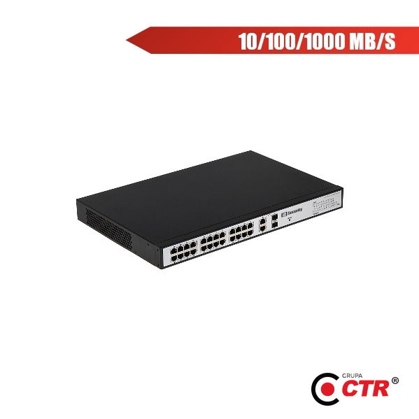 zdjęcie produktu LC-EP-2424-2M - 26 portowy przełącznik sieciowy 1