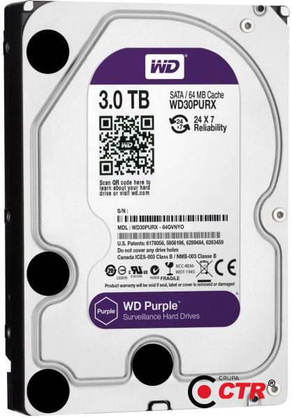 zdjęcie produktu WD30PURX - Dysk twardy 3TB Western Digital 1