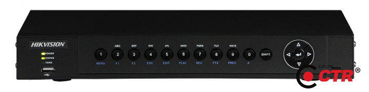 DS-7204HUHI-F1-N - Rejestrator 5 Mpix 4-kanałowy