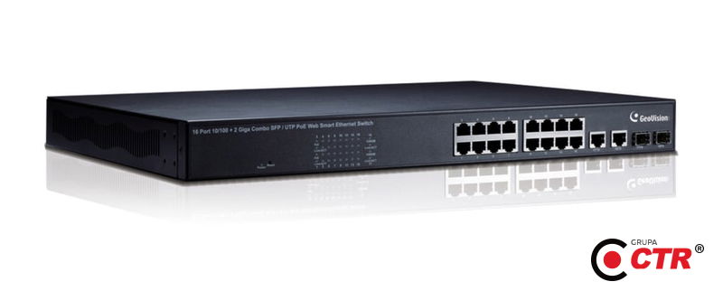 zdjęcie produktu GV-POE1601 GeoVision Switche PoE 1