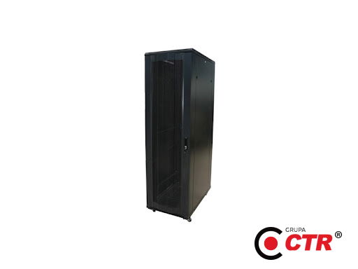 zdjęcie produktu LC-R19-S42U600800 Tecno - Czarna szafa rack 42U 1