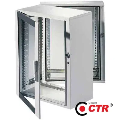 zdjęcie produktu LC-R19-W16U505 Tecno - Szafa serwerowa 19" 16U 505mm 1