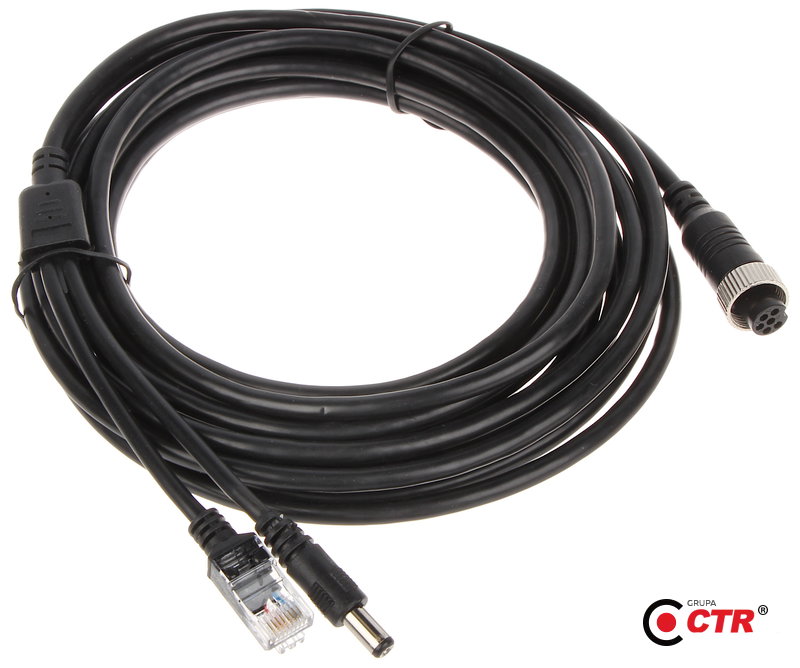 zdjęcie produktu MC-AF6-RJ45FDC5.5M 6-pin aviation connector (with MNVR) Wtyki i złącza CCTV 1